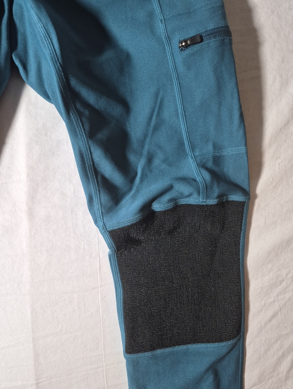 Fjällräven Teal Abisko Trekking Tights Tech Pants Womens Large - Picture 3 of 7
